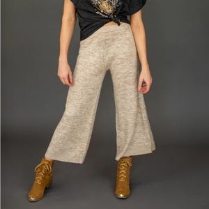 Joyfolie High Waisted Pant - Oatmeal